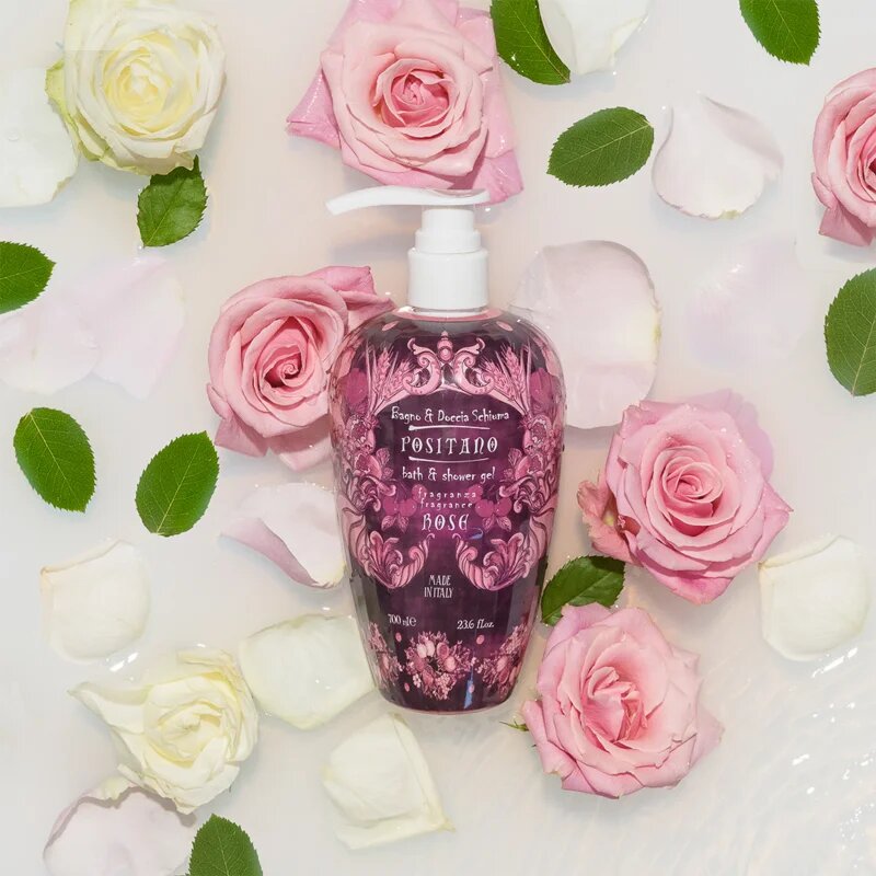 Rudy - Le Maioliche Positano Rosa Damascena pena za prhanje za kopel 700 ml