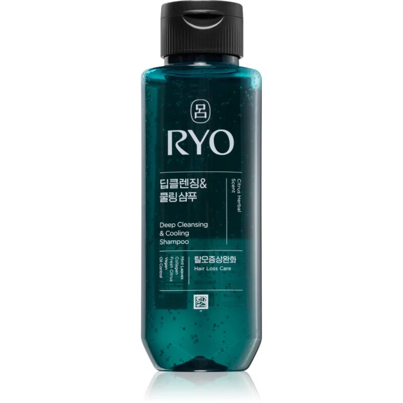 RYO Deep Cleansing & Cooling Shampoo globinsko čistilni šampon s hladilnim učinkom 180 ml