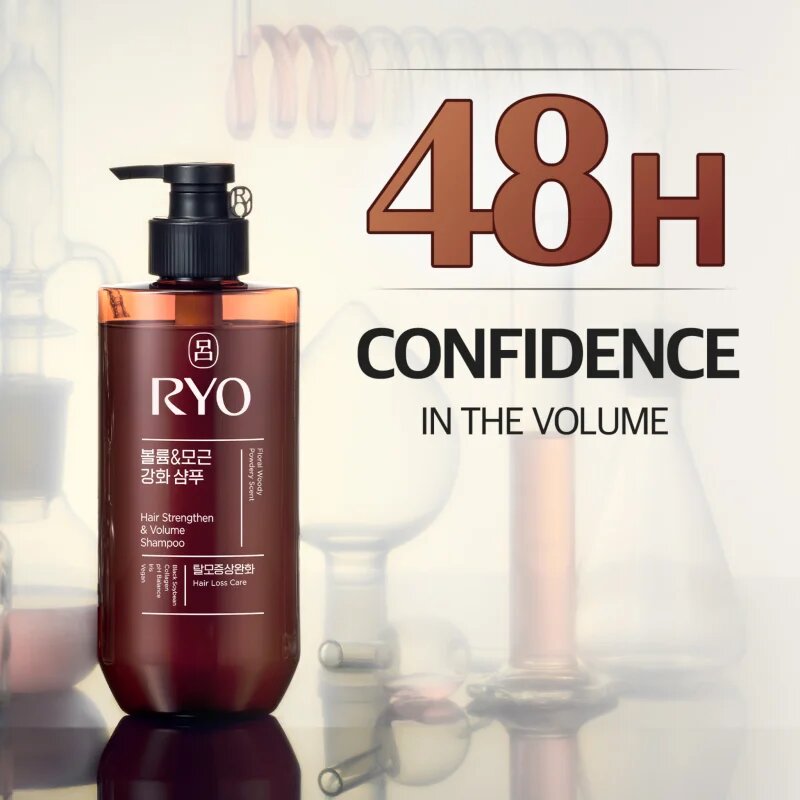 RYO Hair Strengthen & Volume Shampoo šampon za krepitev las za volumen las 480 ml
