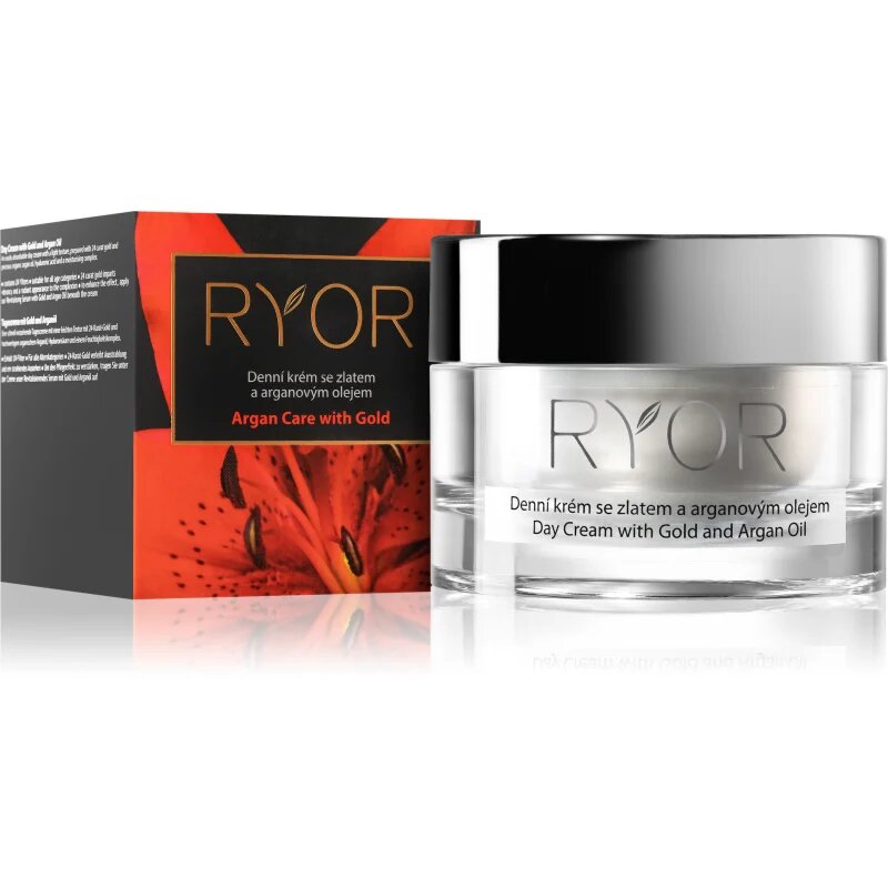 RYOR Argan Care with Gold dnevna krema z zlatom in arganovim oljem 50 ml