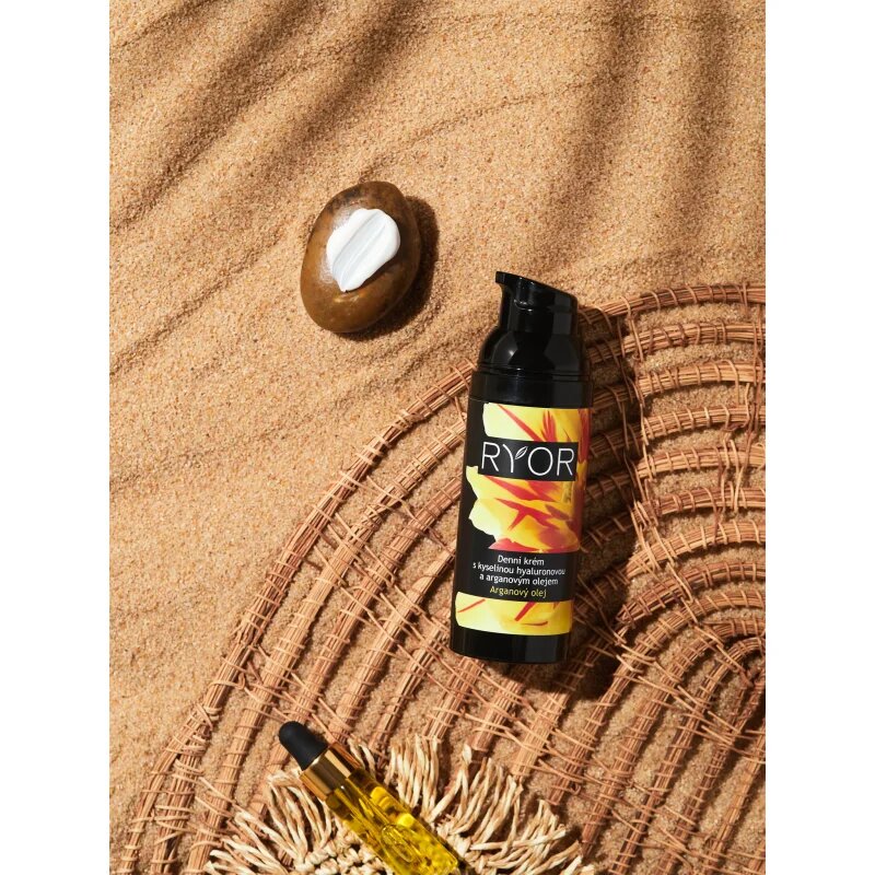 RYOR Argan Oil dnevna krema s hialuronsko kislino 50 ml
