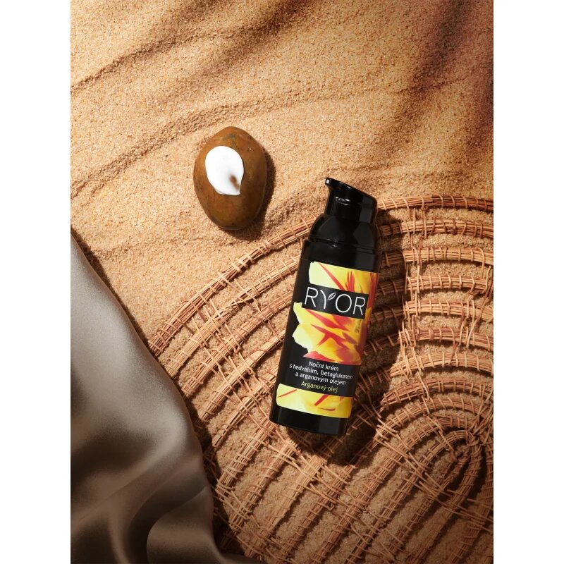 RYOR Argan Oil nočna krema s svilo in beta-glukanom 50 ml