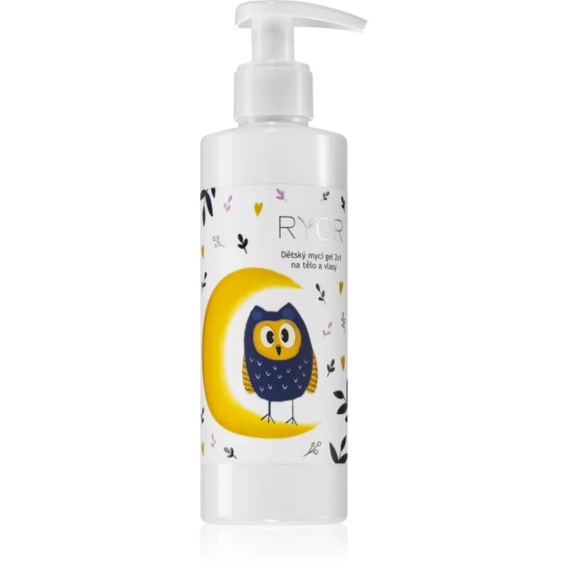 RYOR Baby Care otroški gel za umivanje in šampon 2 v 1 200 ml