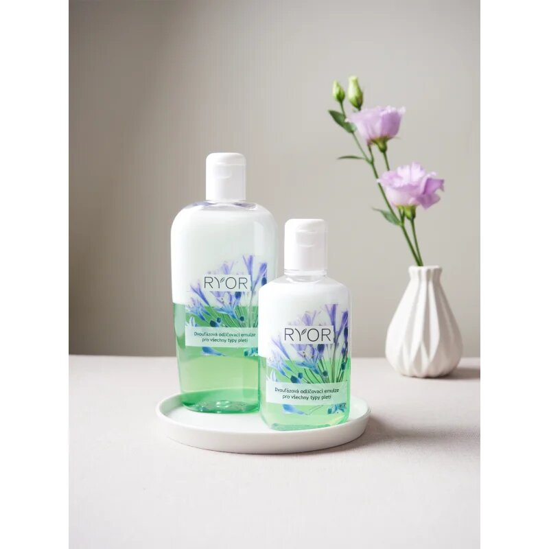 RYOR Cleansing And Tonization dvofazna emulzija za odstranjevanje ličil za vse tipe kože 150 ml