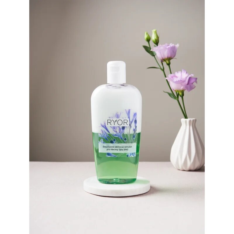 RYOR Cleansing And Tonization dvofazna emulzija za odstranjevanje ličil za vse tipe kože 300 ml