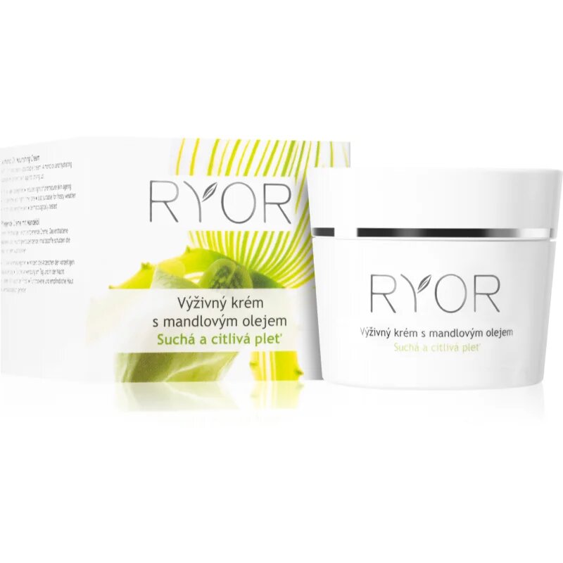 RYOR Dry And Sensitive hranilna krema z mandljevim oljem 50 ml