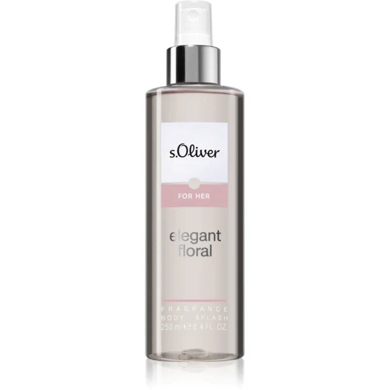 s.Oliver Elegant Floral For Her pršilo za telo za ženske 250 ml
