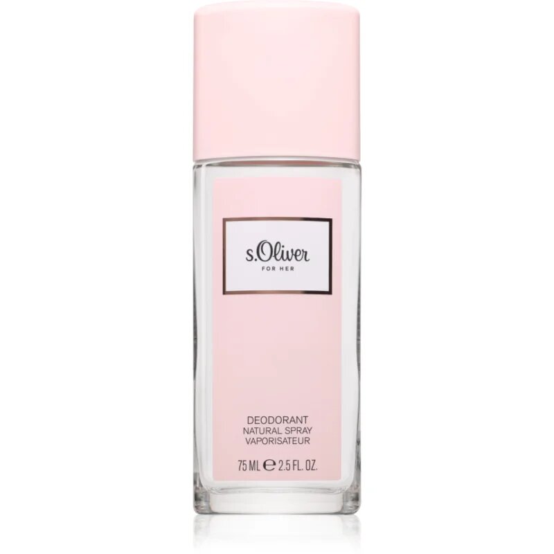 s.Oliver For Her deodorant v razpršilu za ženske 75 ml