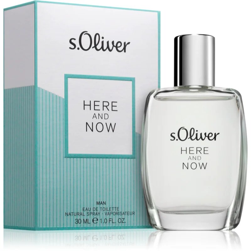 s.Oliver Here and Now Men toaletna voda za moške 30 ml