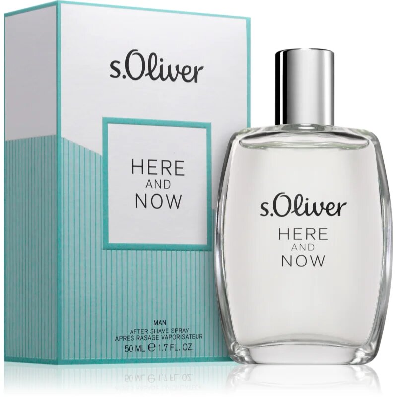 s.Oliver Here and Now Men voda za po britju za moške 50 ml