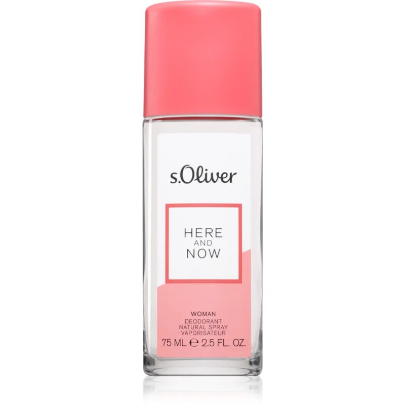s.Oliver Here and Now Women deodorant v razpršilu za ženske 75 ml