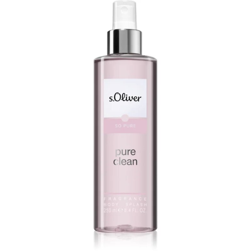 s.Oliver So Pure Pure Clean pršilo za telo za ženske 250 ml