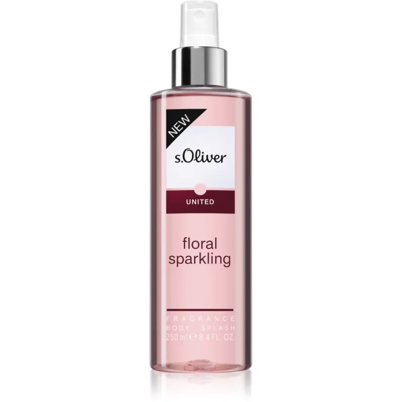 s.Oliver United Floral Sparkling pršilo za telo za ženske 250 ml