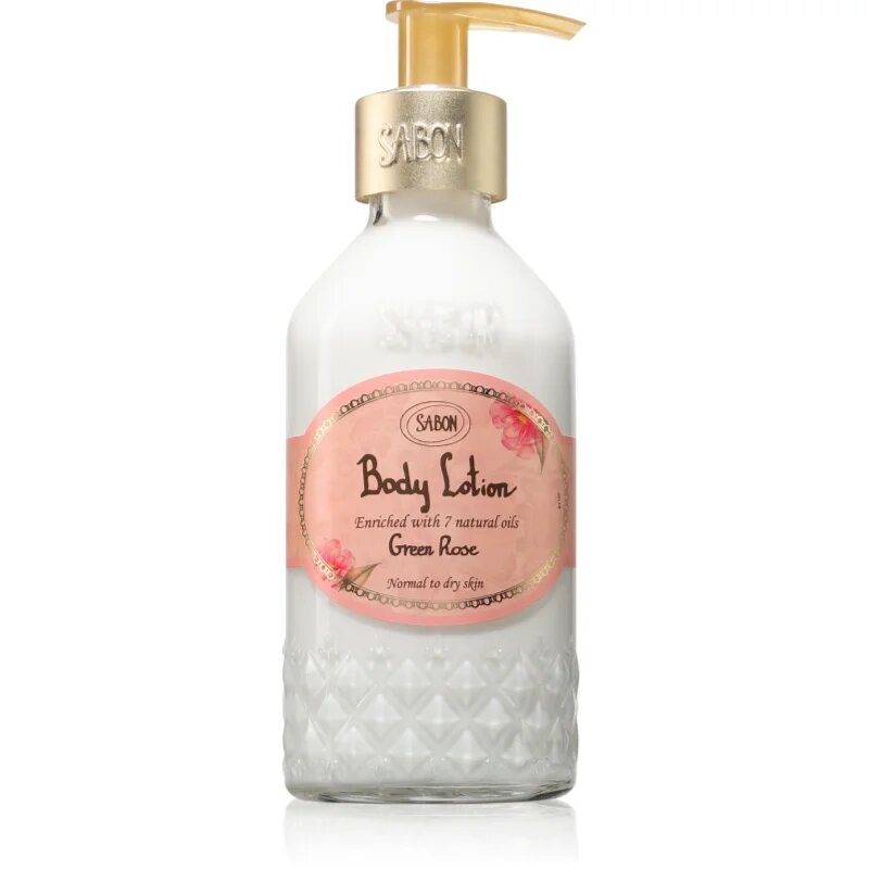Sabon Bottle Green Rose losjon za telo 200 ml
