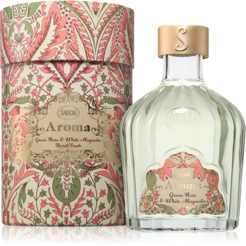 Sabon Green Rose & White Magnolia aroma difuzor s polnilom 245 ml