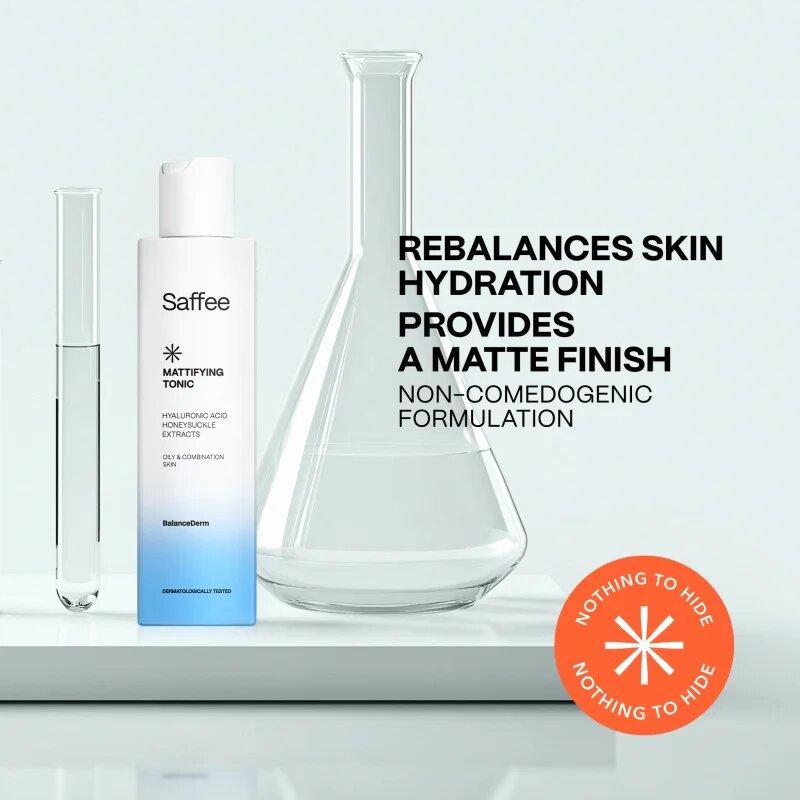 Saffee BalanceDerm Mattifying Tonic čistilni in matirajoči tonik za mastno in mešano kožo 200 ml