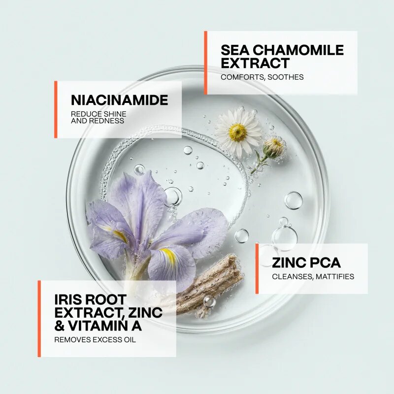 Saffee ClearDerm Niacinamide + Zinc Serum matirajoči serum za zmanjšanje razširjenih por z niacinamidom in cinkom 30 ml