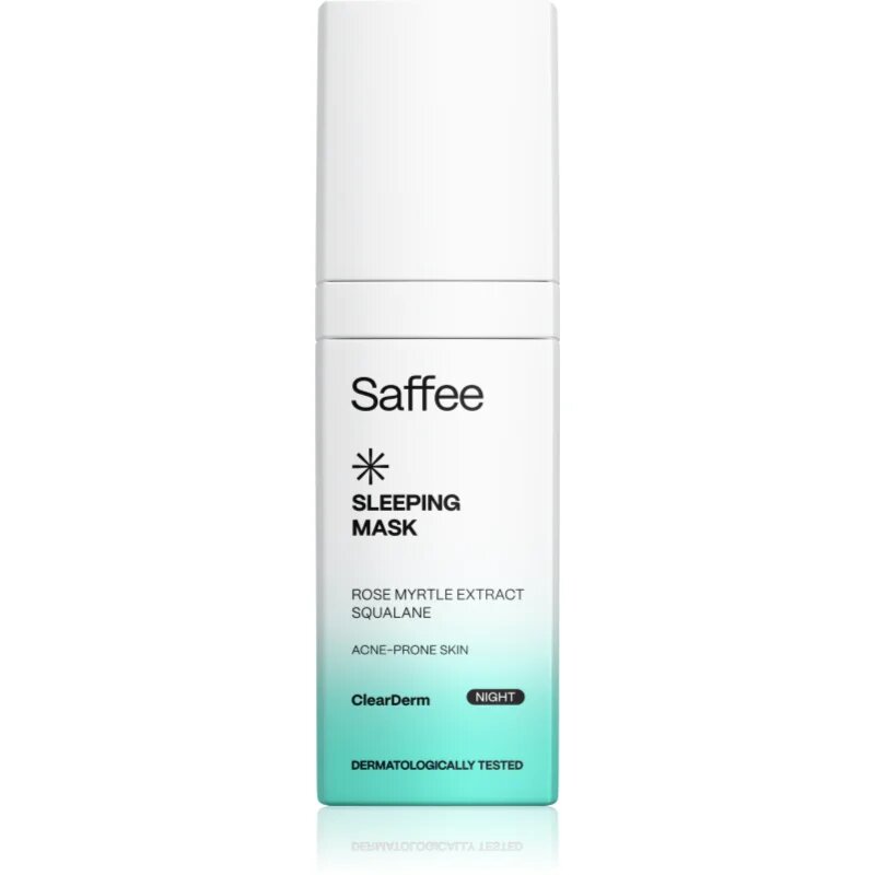 Saffee ClearDerm Sleeping Mask maska za spanje za problematično kožo 30 ml