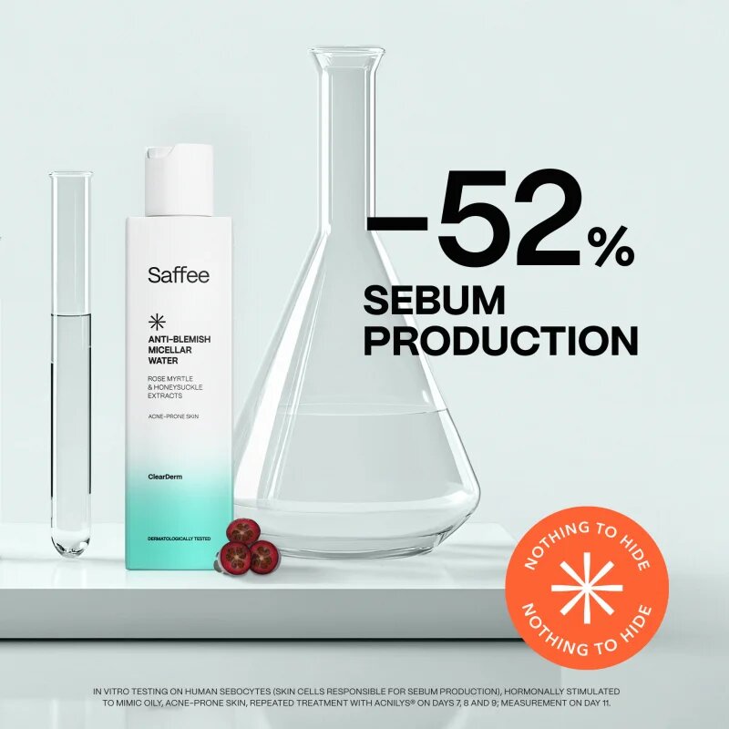 Saffee ClearDerm Travel Set potovalni set za kozmetiko za problematično kožo