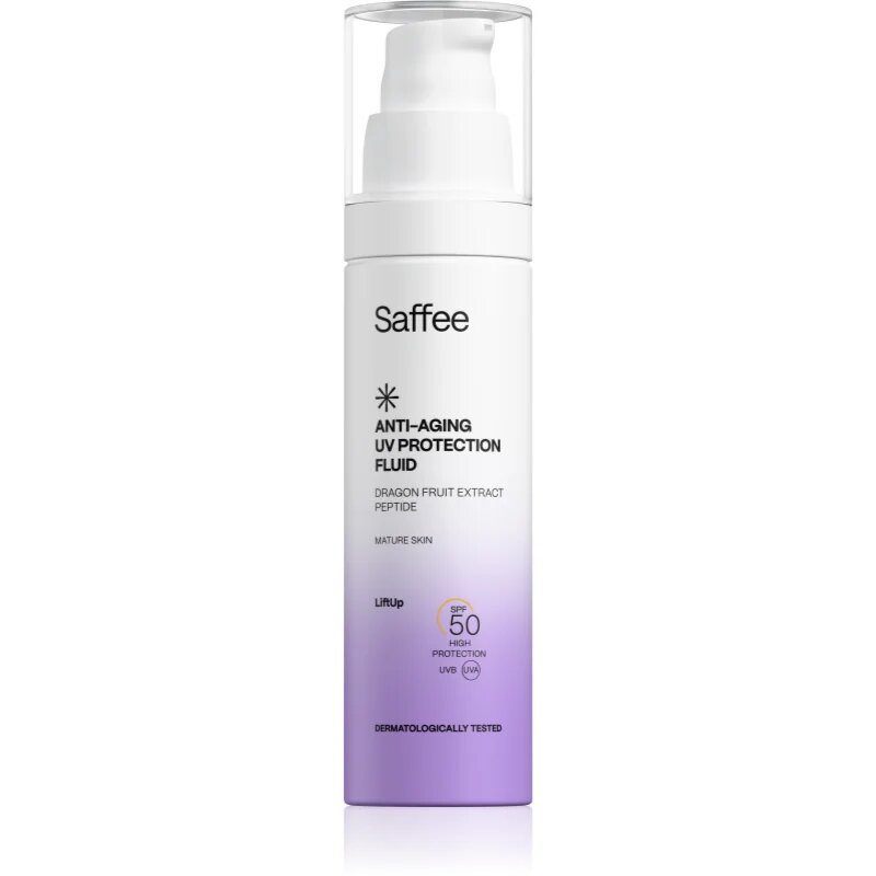 Saffee LiftUp Anti-aging UV Protection Fluid zaščitni fluid proti staranju kože SPF 50 50 ml