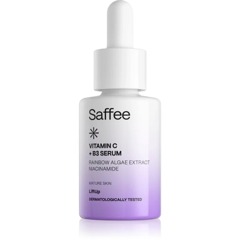 Saffee LiftUp Vitamin C + B3 Serum serum za osvetljevanje proti temnim madežem z vitaminom C + B3 30 ml