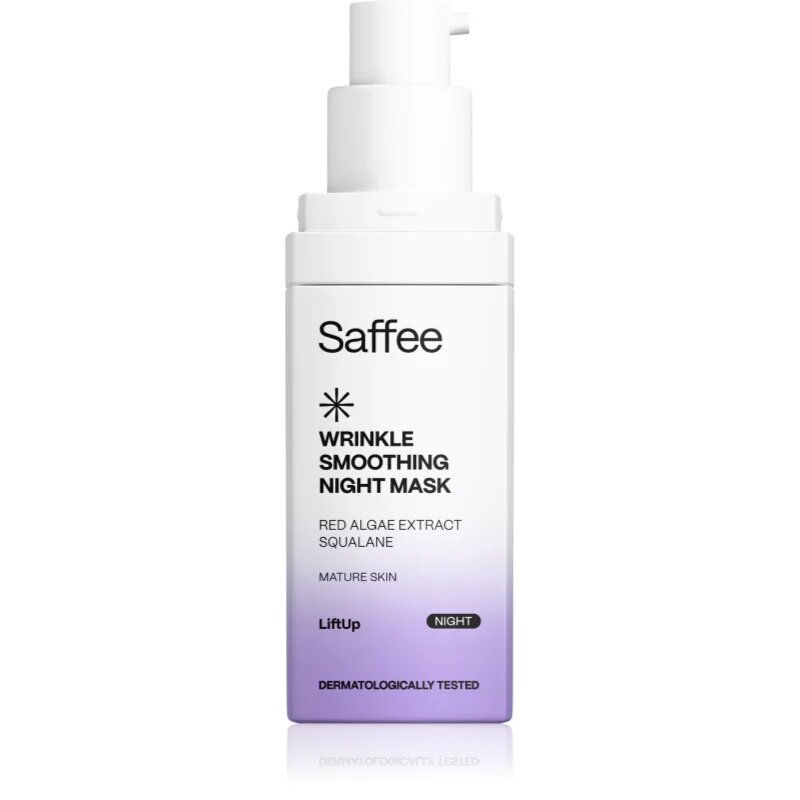 Saffee LiftUp Wrinkle Smoothing Night Mask maska za spanje proti gubam 30 ml