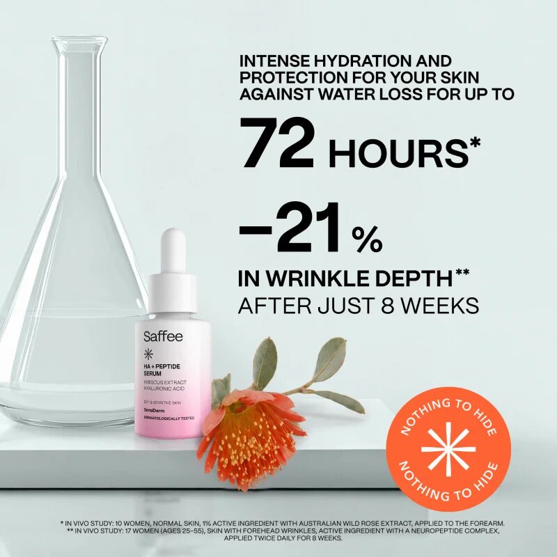 Saffee SensiDerm HA + Peptide Serum vlažilni serum za učvrstitev kože 30 ml