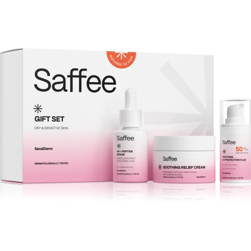 Saffee SensiDerm Hydrating Gift Set darilni set za suho in občutljivo kožo 3 kos
