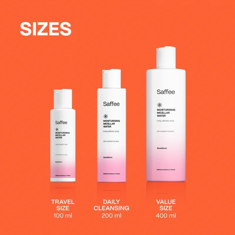 Saffee SensiDerm Moisturising Micellar Water micelarna voda za suho in občutljivo kožo 100 ml