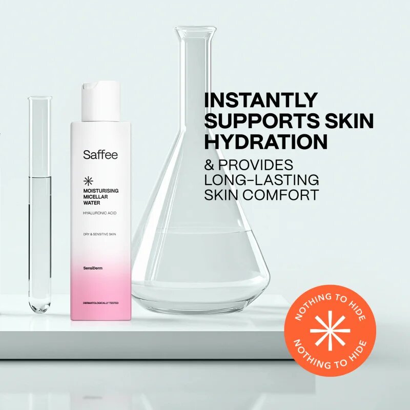 Saffee SensiDerm Moisturising Micellar Water micelarna voda za suho in občutljivo kožo 400 ml