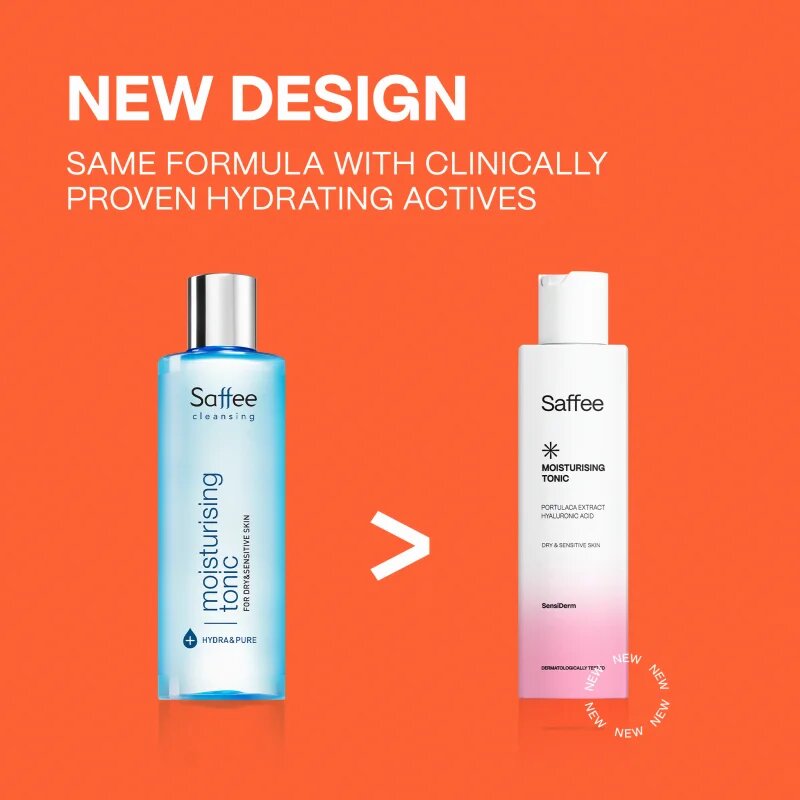 Saffee SensiDerm Moisturising Tonic vlažilni tonik za suho in občutljivo kožo 200 ml