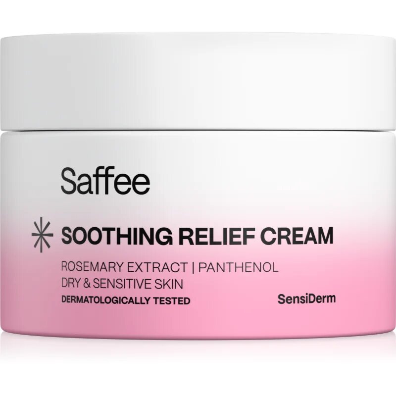 Saffee SensiDerm Soothing Relief Cream pomirjujoča krema za suho in občutljivo kožo 50 ml