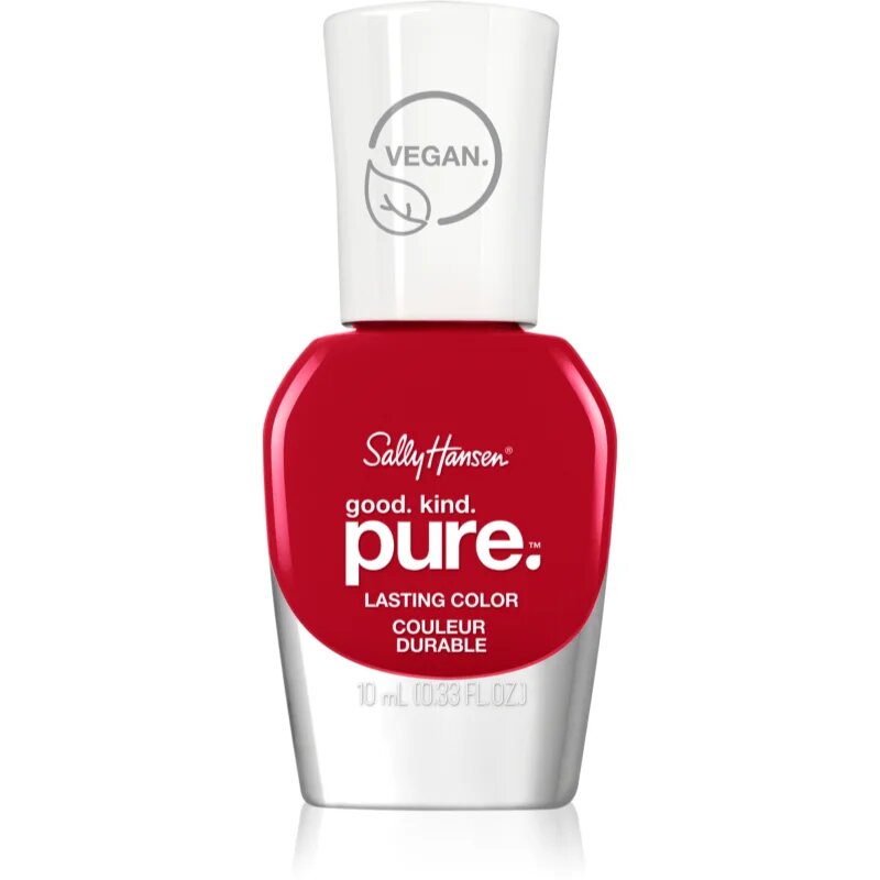 Sally Hansen Good. Kind. Pure. dolgoobstojen lak za nohte z učvrstitvenim učinkom odtenek Natural Red 10 ml