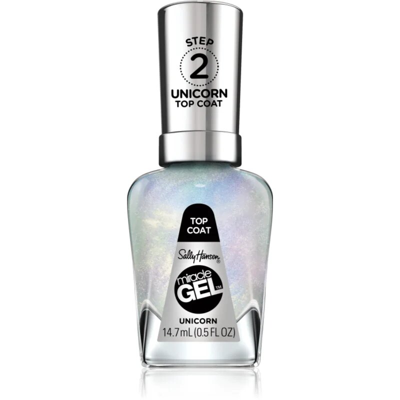 Sally Hansen Miracle Gel™ gel lak za nohte brez uporabe UV/LED lučke odtenek Unicorn 14.7 ml