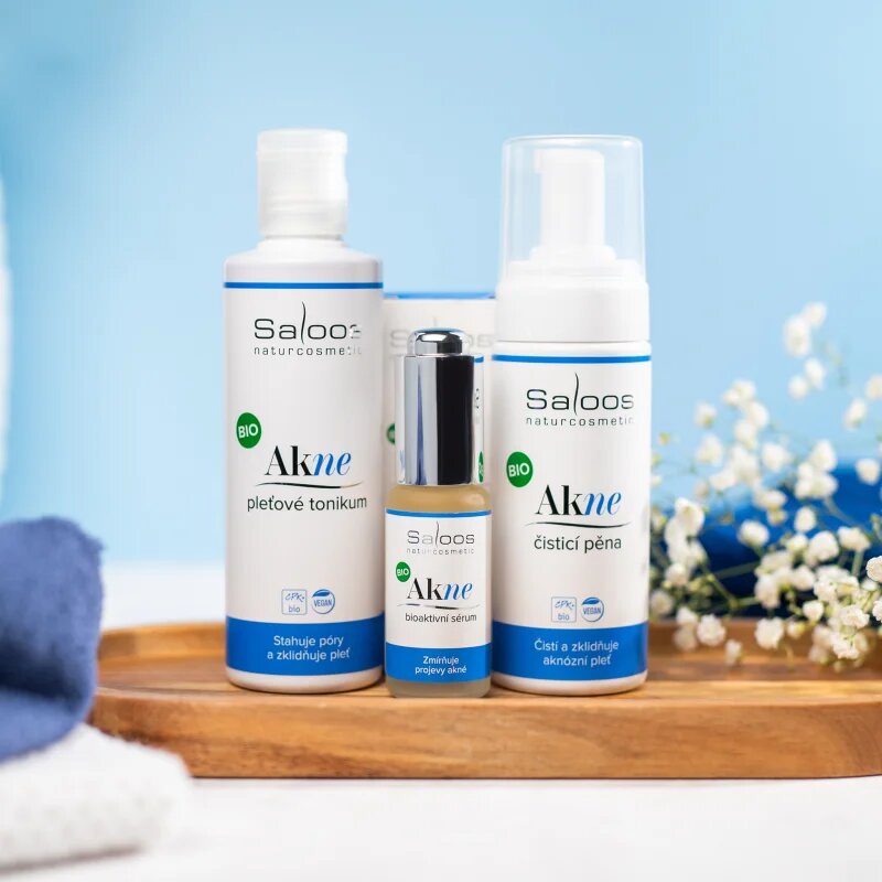 Saloos AcNO pomirjajoči serum za problematično kožo akne 20 ml