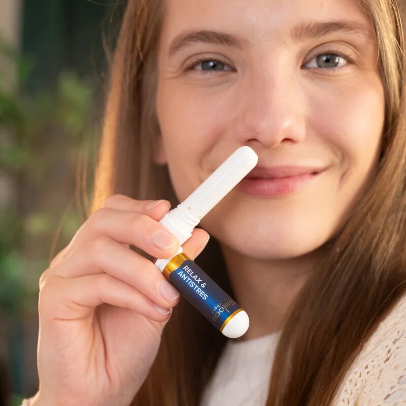 Saloos Aromatherapy Relax & Antistres nosni inhalator z eteričnimi olji 1 kos