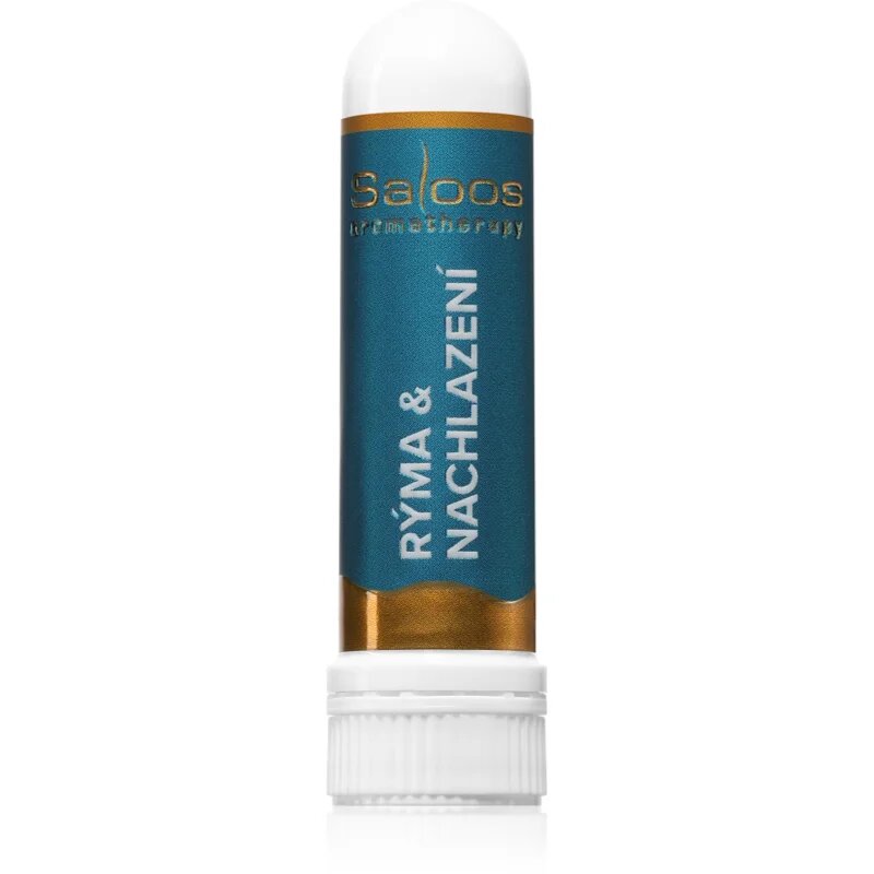 Saloos Aromatherapy Rýma & Nachlazení nosni inhalator z eteričnimi olji 1 kos