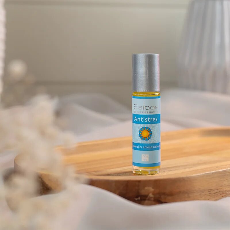 Saloos Bio Aroma Antistress roll-on proti znakom utrujenosti 9 ml