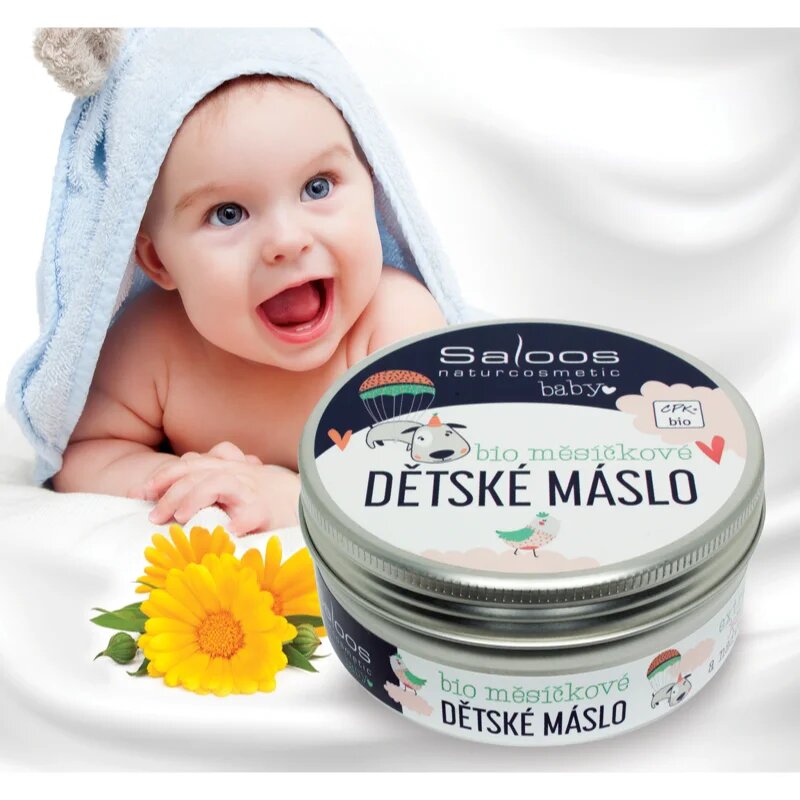 Saloos Bio Butter hranilno maslo za telo za otroke ognjič 150 ml