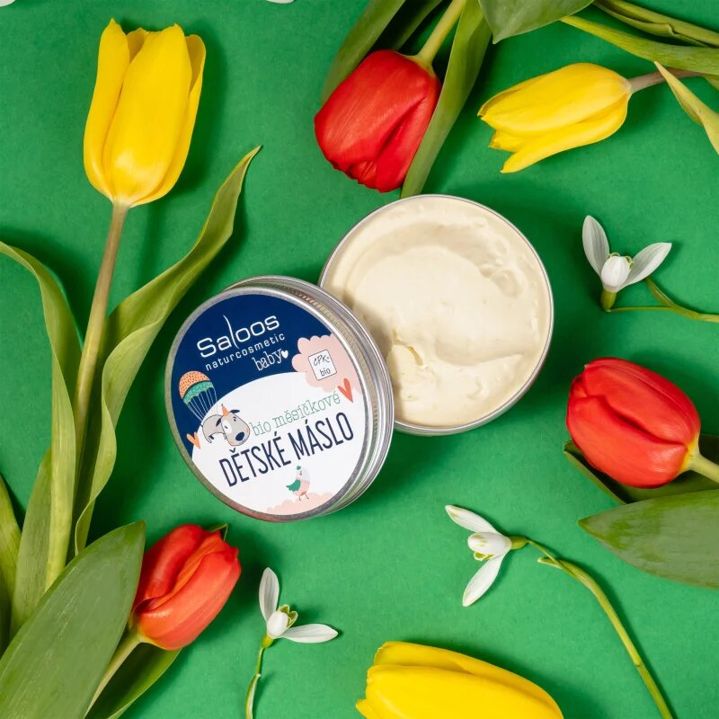 Saloos Bio Butter hranilno maslo za telo za otroke ognjič 150 ml