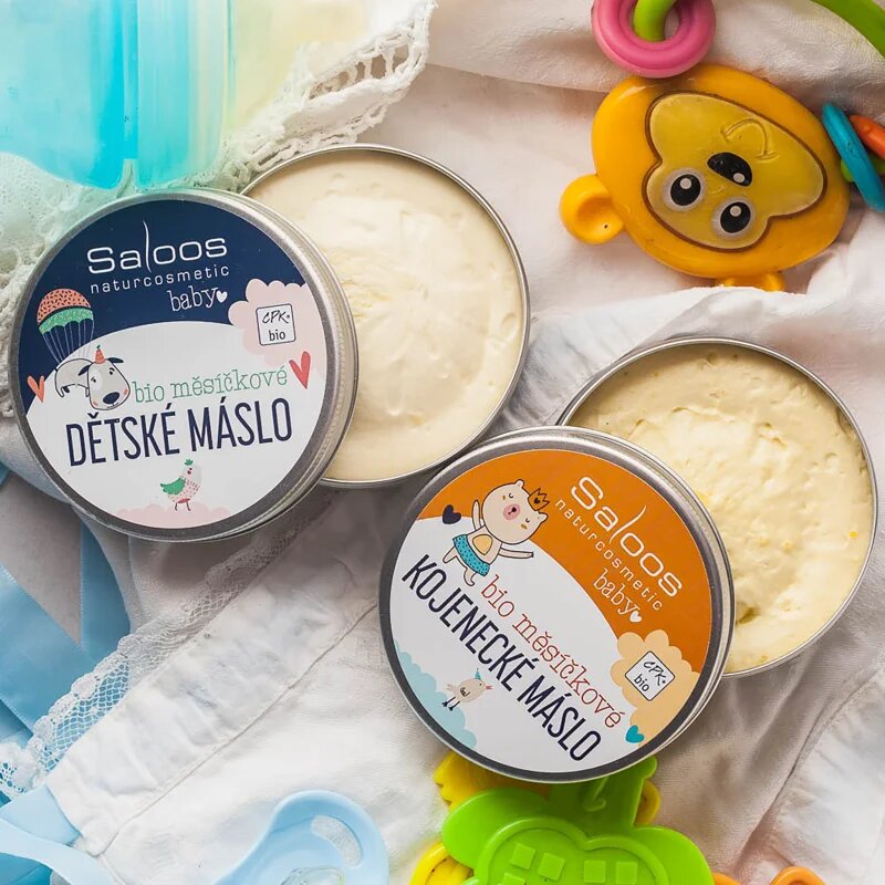 Saloos Bio Butter hranilno maslo za telo za otroke ognjič 150 ml