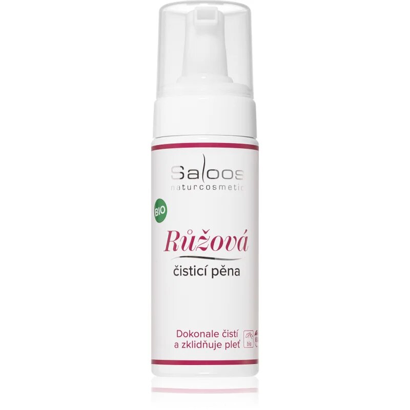 Saloos Bio Cleansing Care Rose čistilna pena za problematično kožo 150 ml