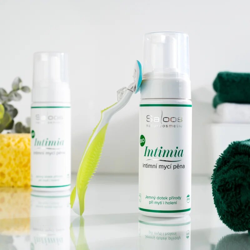 Saloos Bio Intimia pena za umivanje za intimno higieno 150 ml