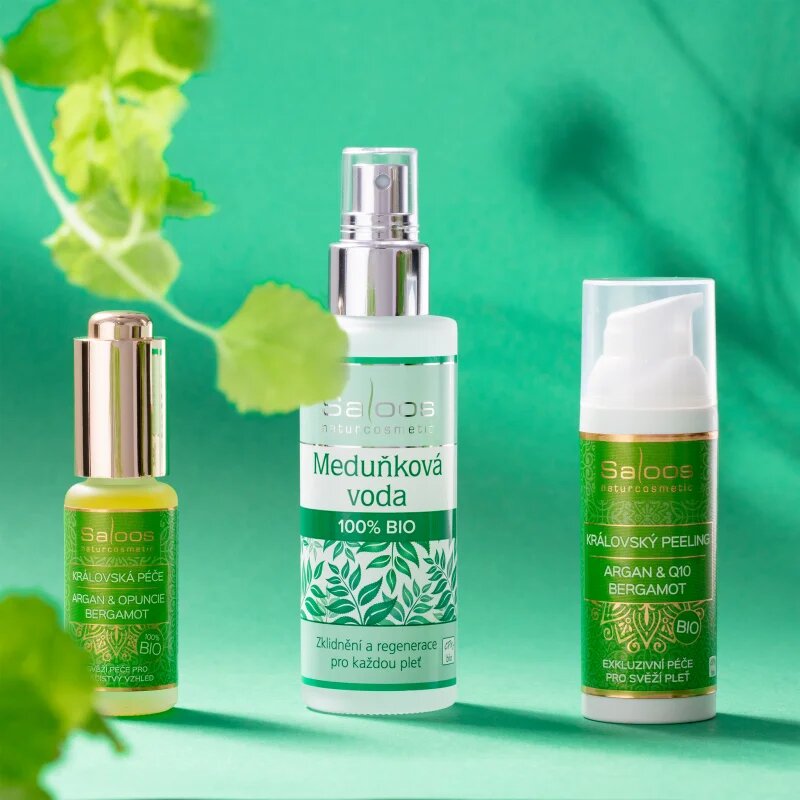 Saloos Bio King's Care Argan & Opuntia & Bergamot hranilno olje za obraz proti prvim znakom staranja kože 20 ml