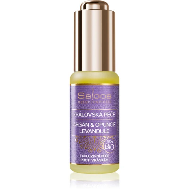 Saloos Bio King's Care Argan & Opuntia & Lavender bio arganovo olje z vonjem sivke 20 ml