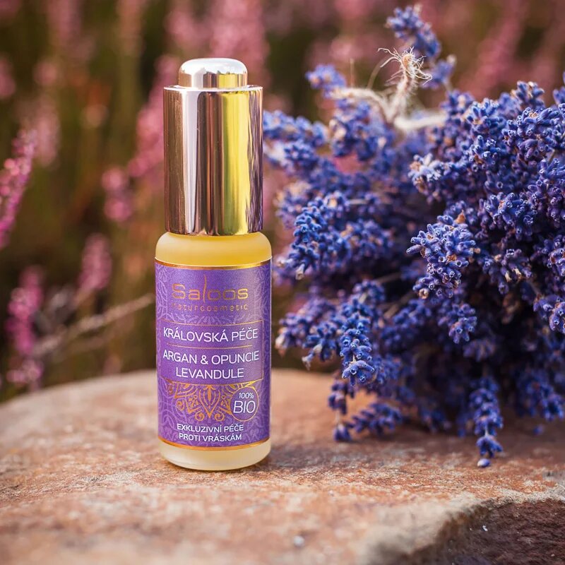 Saloos Bio King's Care Argan & Opuntia & Lavender bio arganovo olje z vonjem sivke 20 ml