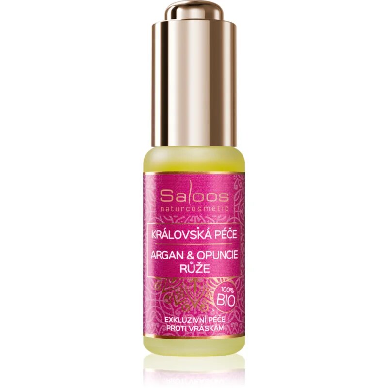 Saloos Bio King's Care Argan & Opuntia & Rose bio arganovo olje proti gubam 20 ml