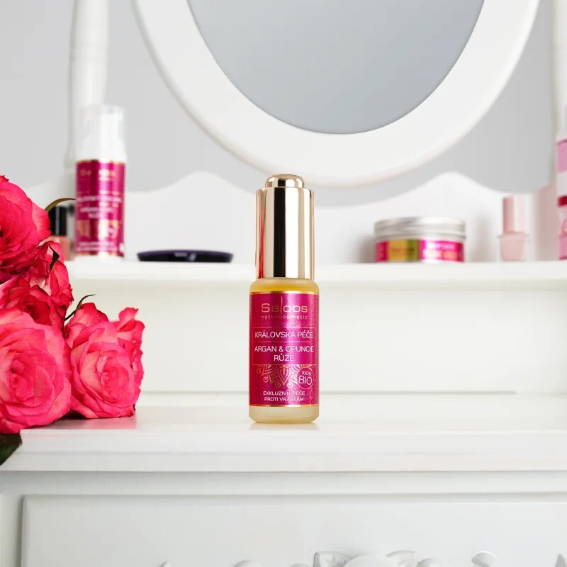 Saloos Bio King's Care Argan & Opuntia & Rose bio arganovo olje proti gubam 20 ml