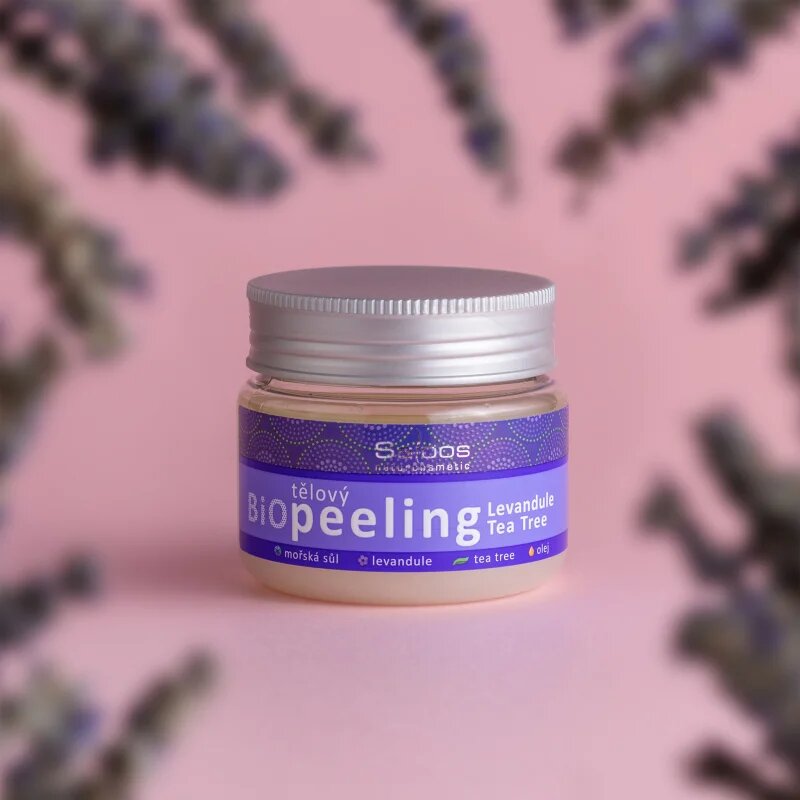 Saloos Bio Peeling Lavender & Tea Tree piling za telo 140 ml