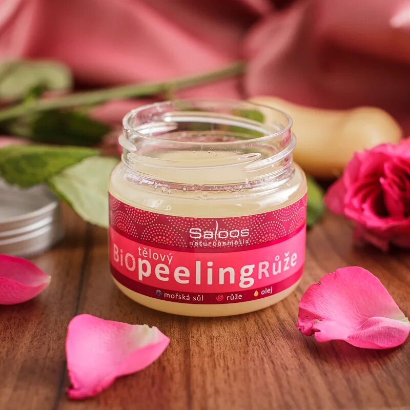 Saloos Bio Peeling Rose piling za telo 140 ml